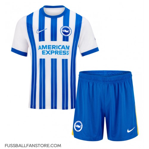 Brighton James Milner #6 Replik Heimtrikot Kinder 2024-25 Kurzarm (+ Kurze Hosen)